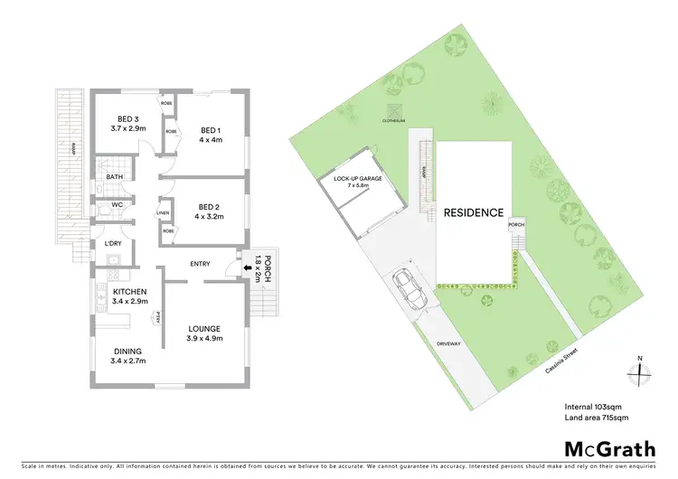 Floorplan of Homely house listing, 53 Cassinia Street, O'connor ACT 2602
