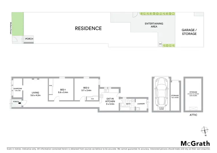 Floorplan of Homely house listing, 15 Mullens Street, Balmain NSW 2041