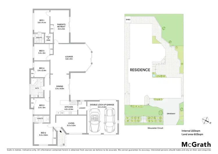 Floorplan of Homely house listing, 12 Gloucester Circuit, Albion Park NSW 2527
