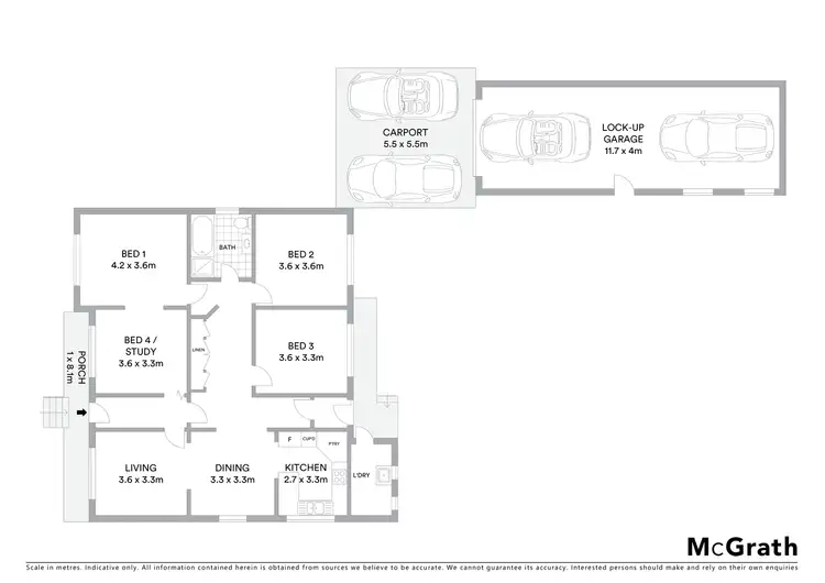 Floorplan of Homely house listing, 43 McGrath Street, Fairy Meadow NSW 2519