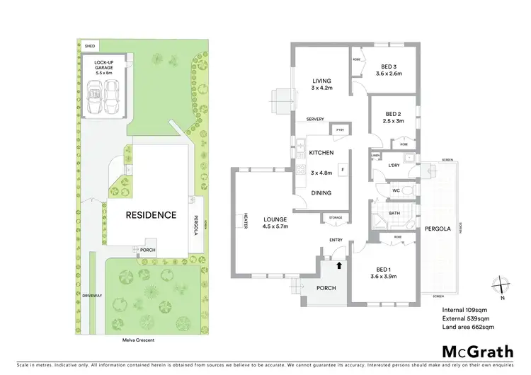 Floorplan of Homely house listing, 45 Melva Crescent, Whittington VIC 3219