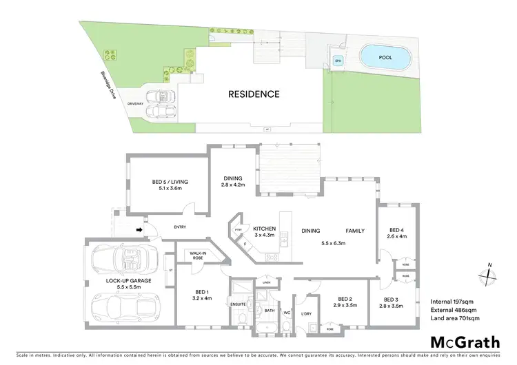 Floorplan of Homely house listing, 121 Blueridge Drive, Blue Haven NSW 2262