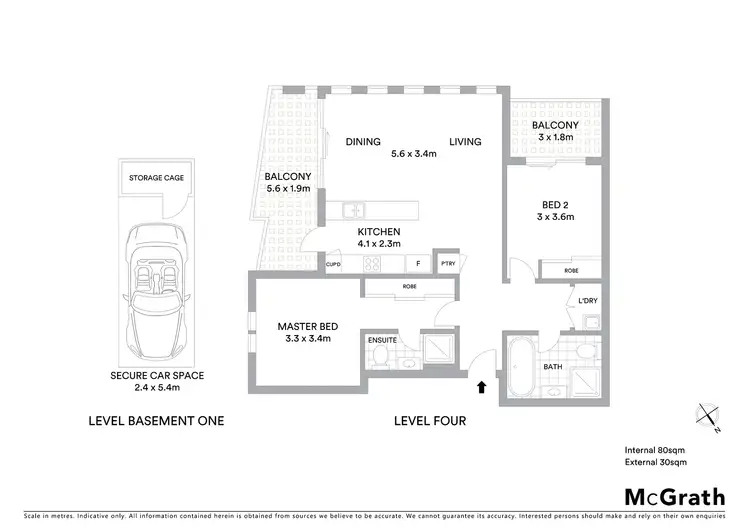 Floorplan of Homely unit listing, 42/1 Drinkwater Lane, Edmondson Park NSW 2174