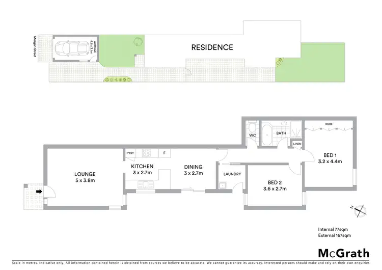 Floorplan of Homely apartment listing, 2/29 Morgan Street, Merewether NSW 2291