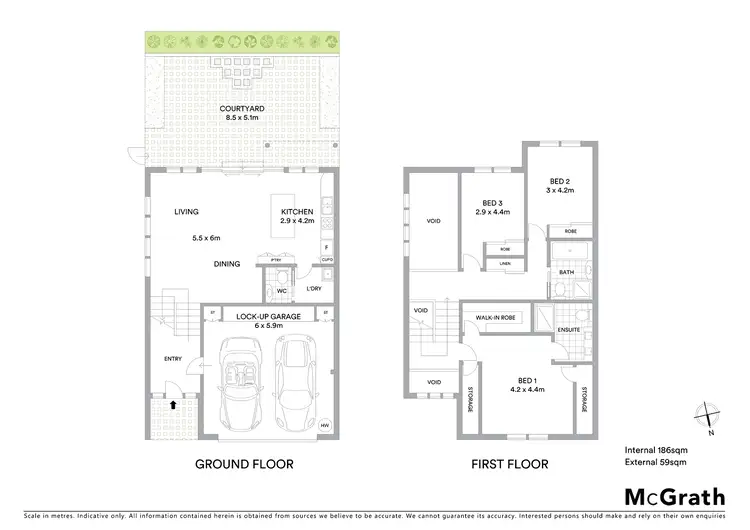 Floorplan of Homely townhouse listing, 5/85 Willoughby Road, Terrigal NSW 2260