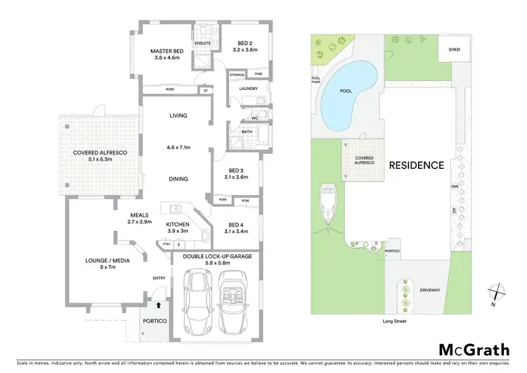 Floorplan of Homely house listing, 28 Lang Street, Pelican Waters QLD 4551