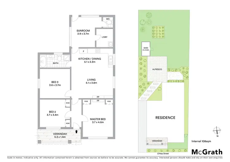 Floorplan of Homely house listing, 193 O'Hea Street, Coburg VIC 3058