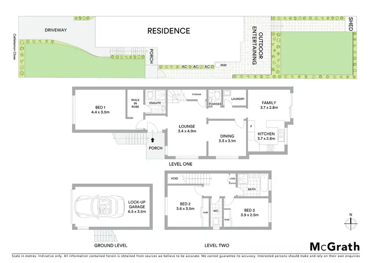 Floorplan of Homely semi-detached listing, 16A Callistemon Close, North Epping NSW 2121