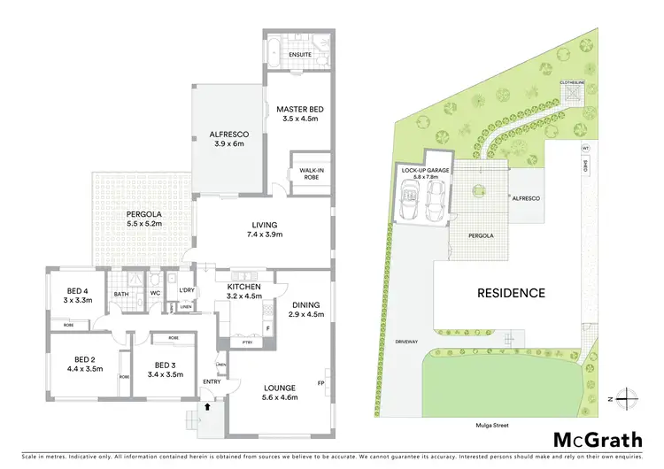 Floorplan of Homely house listing, 8 Mulga Street, O'connor ACT 2602