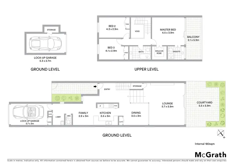 Floorplan of Homely townhouse listing, 3/1 Jardine Street, Kingston ACT 2604