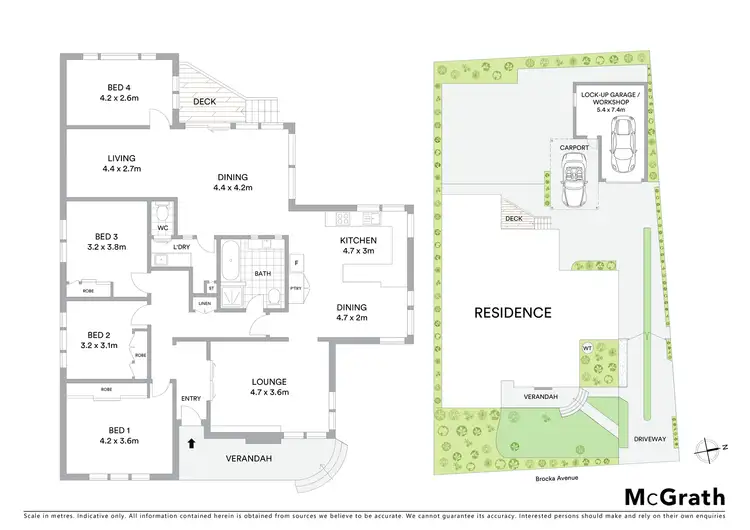Floorplan of Homely house listing, 8 Brocka Avenue, Belmont VIC 3216