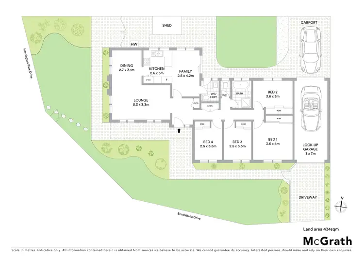 Floorplan of Homely house listing, 1 Horningsea Park Drive, Horningsea Park NSW 2171
