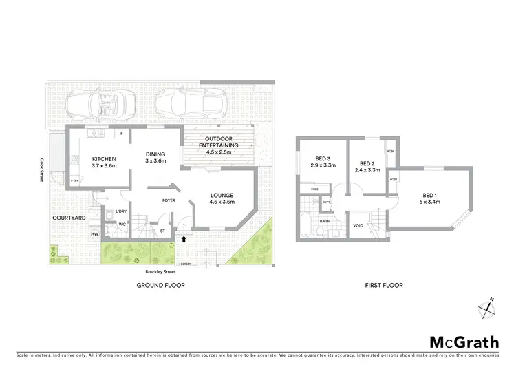 Floorplan of Homely house listing, 14 Brockley Street, Rozelle NSW 2039