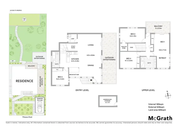 Floorplan of Homely house listing, 45 Platypus Road, Berkeley Vale NSW 2261