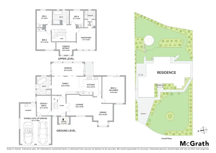 Floorplan of Homely house listing, 3 Yinnell Place, Castle Hill NSW 2154