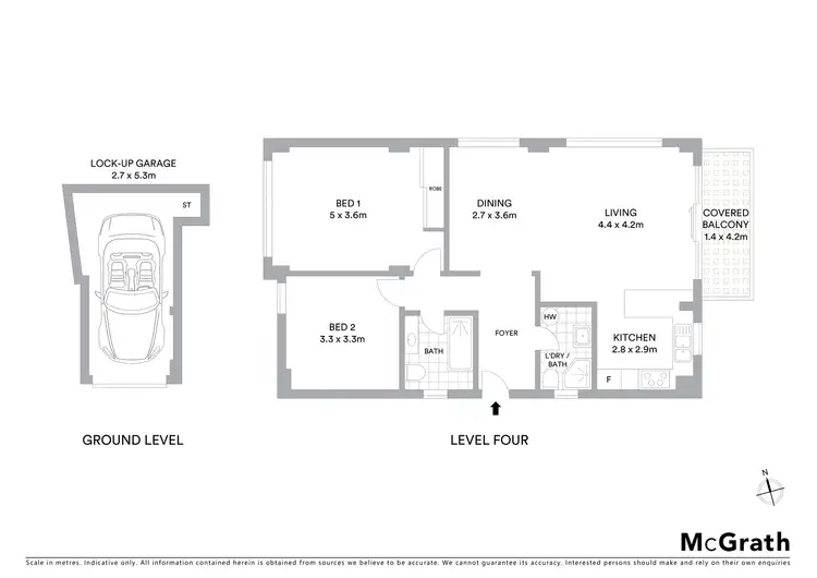 Floorplan of Homely apartment listing, 20/23 Baden Street, Coogee NSW 2034