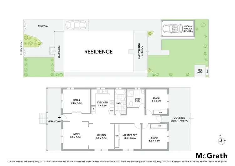 Floorplan of Homely house listing, 79 Noble Avenue, Greenacre NSW 2190