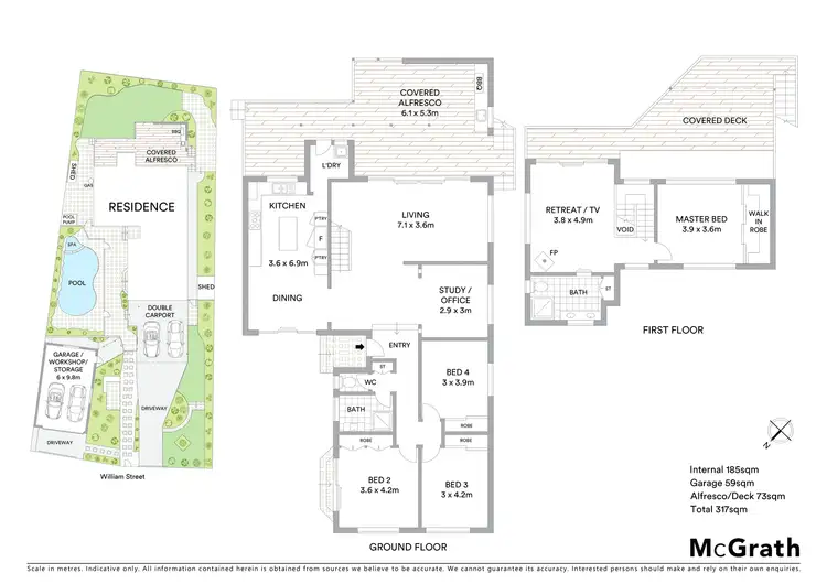 Floorplan of Homely house listing, 59 William Street, Buderim QLD 4556