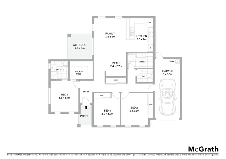 Floorplan of Homely house listing, 2 Faucett Drive, Mudgee NSW 2850
