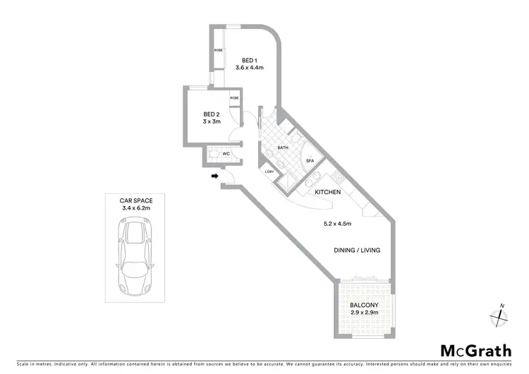 Floorplan of Homely apartment listing, Level 3, 20/79 Edmund Street, Kings Beach QLD 4551