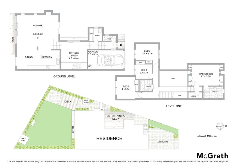 Floorplan of Homely semi-detached listing, 30A Gerard Street, Gladesville NSW 2111