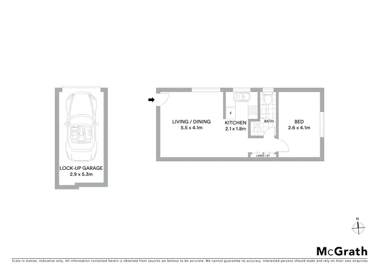Floorplan of Homely apartment listing, 13/11 Rowe Street, Freshwater NSW 2096
