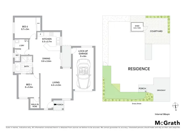 Floorplan of Homely townhouse listing, 9 Emery Street, Preston VIC 3072
