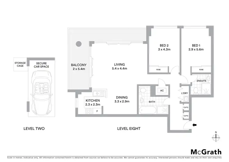 Floorplan of Homely apartment listing, 323/17 Romsey Street, Waitara NSW 2077