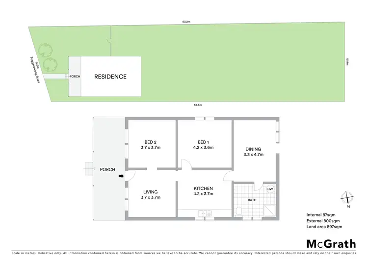 Floorplan of Homely house listing, 119 Tuggerawong Road, Wyongah NSW 2259