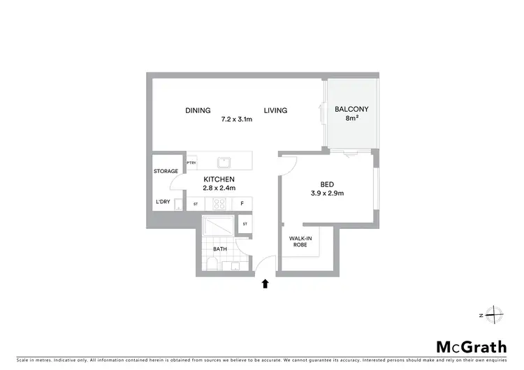Floorplan of Homely apartment listing, 136/10 Ipima Street, Braddon ACT 2612