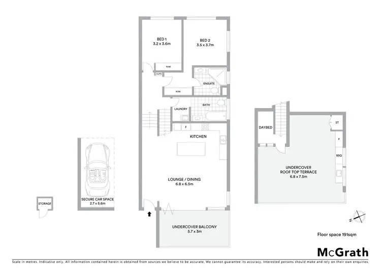 Floorplan of Homely unit listing, 6/26 Edgar Bennett Avenue, Noosa Heads QLD 4567