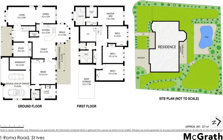 Floorplan of Homely house listing, 1 Roma Road, St Ives NSW 2075