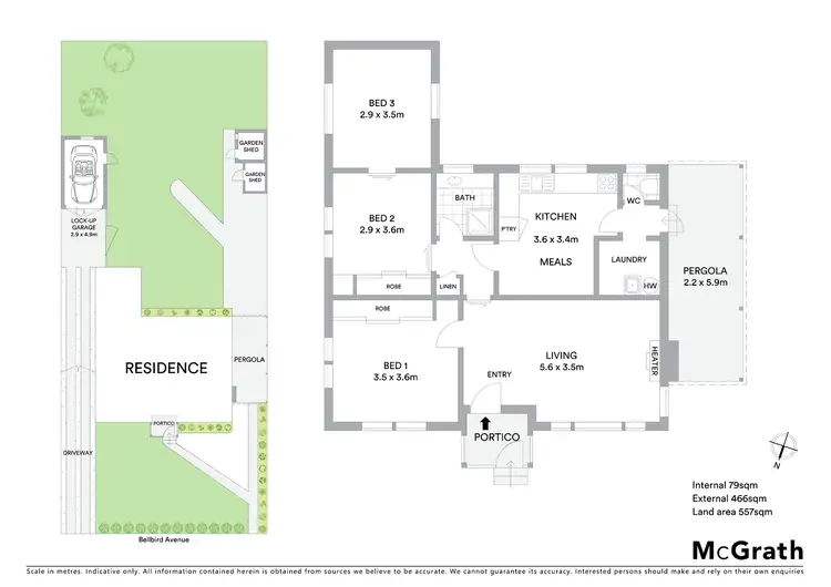 Floorplan of Homely house listing, 25 Bellbird Avenue, Norlane VIC 3214