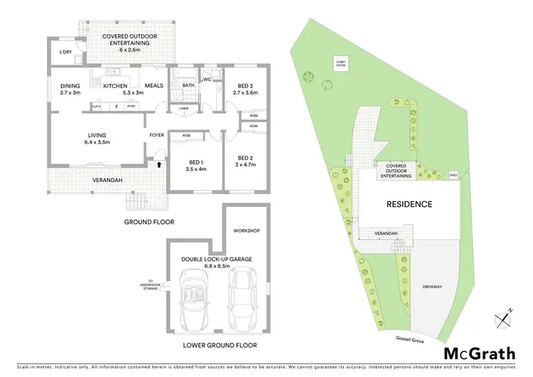 Floorplan of Homely house listing, 22 Gossell Grove, Carlingford NSW 2118