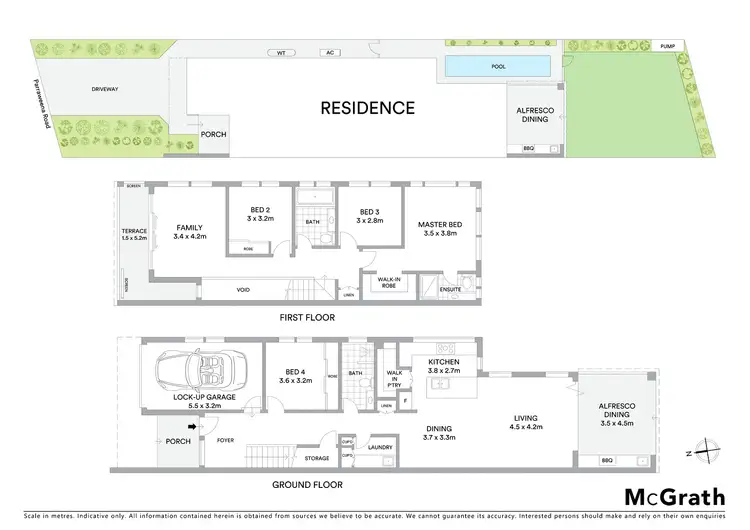 Floorplan of Homely semi-detached listing, 158A Parraweena Road, Miranda NSW 2228