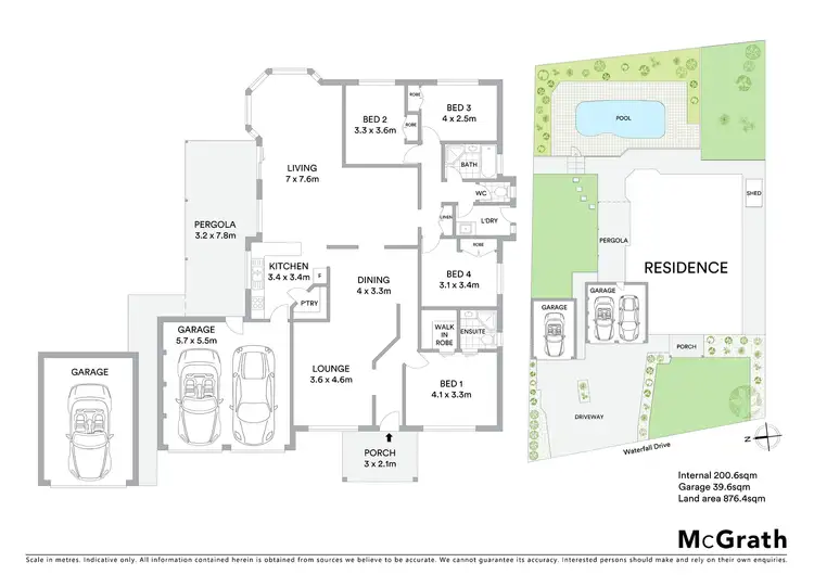 Floorplan of Homely house listing, 5 Waterfall Drive, Jerrabomberra NSW 2619