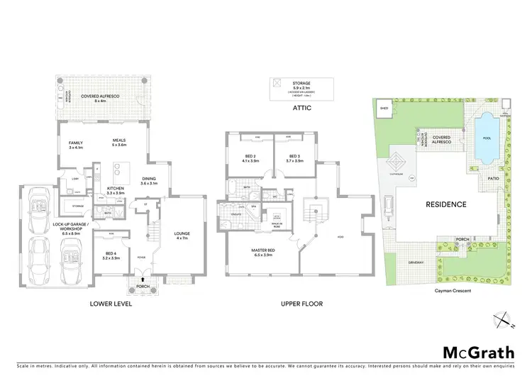 Floorplan of Homely house listing, 13 Cayman Crescent, Ormiston QLD 4160