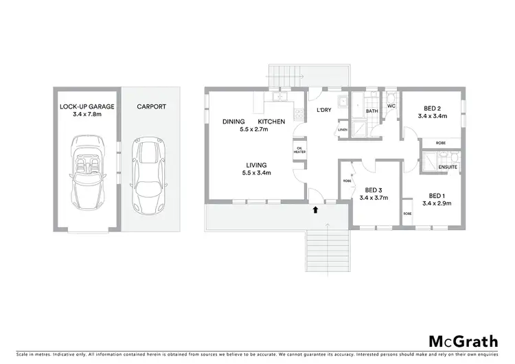 Floorplan of Homely house listing, 4 Clyne Place, Higgins ACT 2615