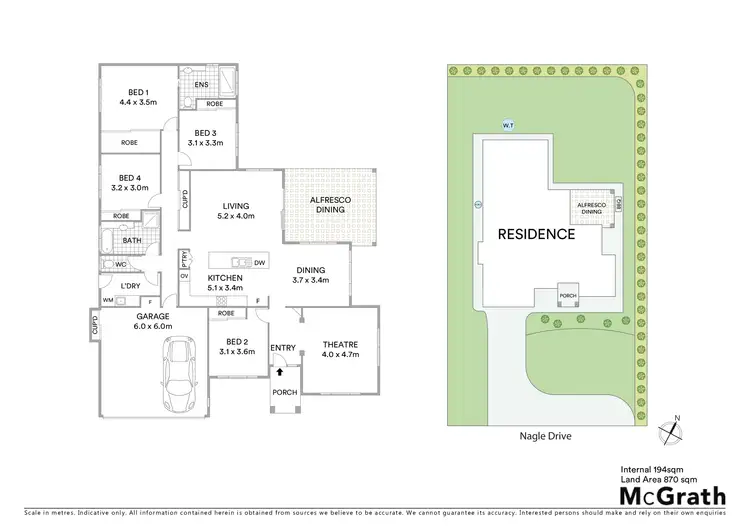 Floorplan of Homely house listing, 43 Nagle Drive, Norman Gardens QLD 4701