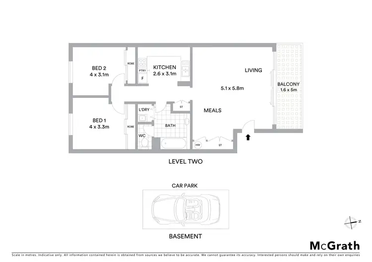 Floorplan of Homely apartment listing, 82/8 Perth Street, Prahran VIC 3181