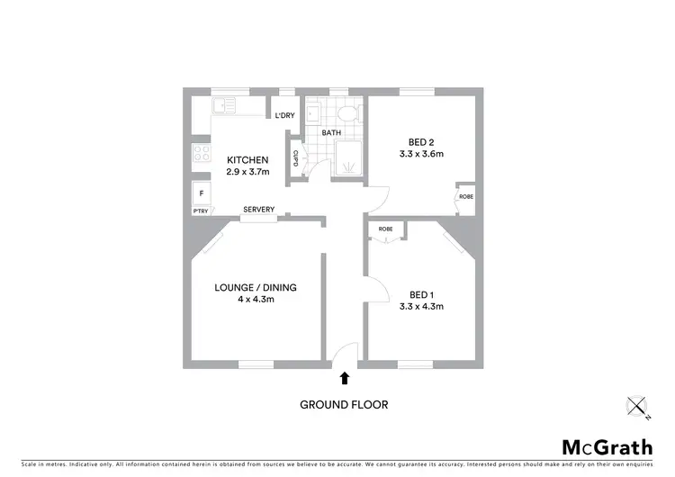 Floorplan of Homely apartment listing, 2/26 Blessington Street, St Kilda VIC 3182
