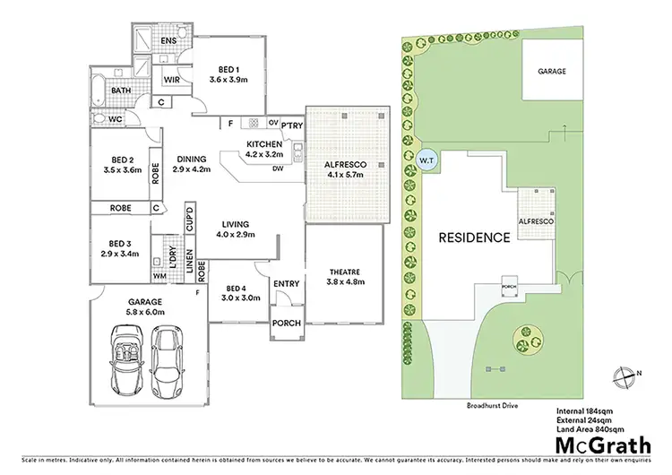 Floorplan of Homely house listing, 13 Broadhurst Drive, Gracemere QLD 4702