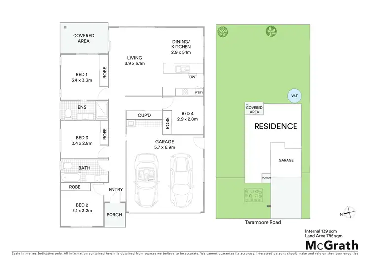 Floorplan of Homely house listing, 3 Taramoore Road, Gracemere QLD 4702