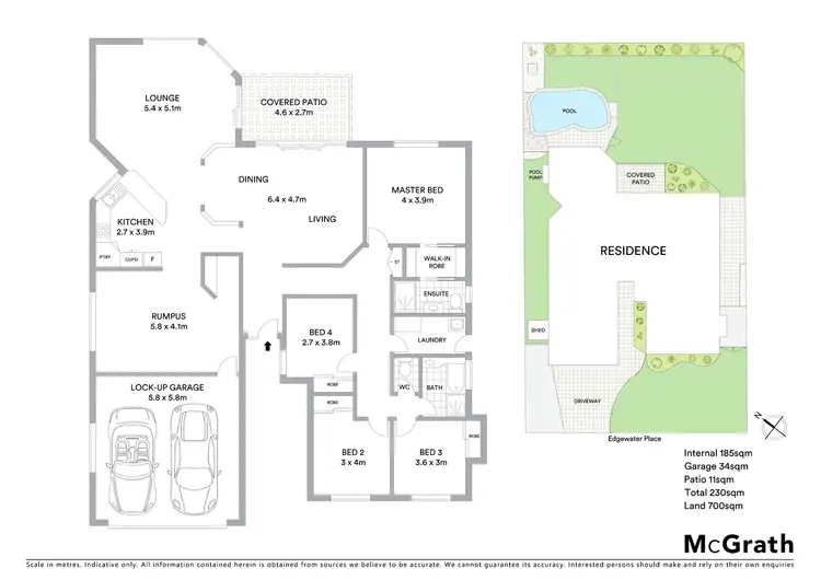 Floorplan of Homely house listing, 27 Edgewater Place, Sippy Downs QLD 4556