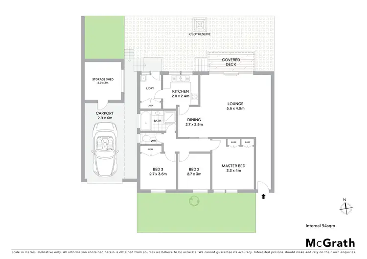 Floorplan of Homely townhouse listing, 6/71 Donald Road, Queanbeyan NSW 2620