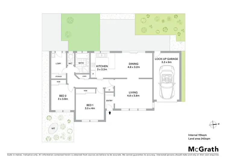Floorplan of Homely unit listing, 2/87 Tahara Street, Hamlyn Heights VIC 3215