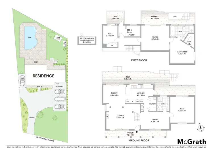 Floorplan of Homely house listing, 5 Lackenwood Crescent, Galston NSW 2159