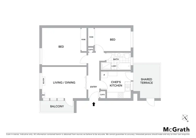 Floorplan of Homely apartment listing, 6/306 Dandenong Road, St Kilda East VIC 3183