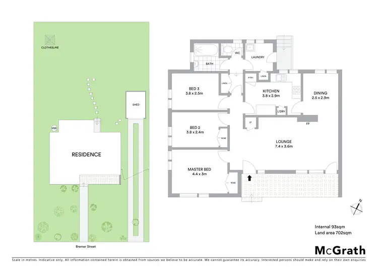 Floorplan of Homely house listing, 30 Bremer Street, Griffith ACT 2603