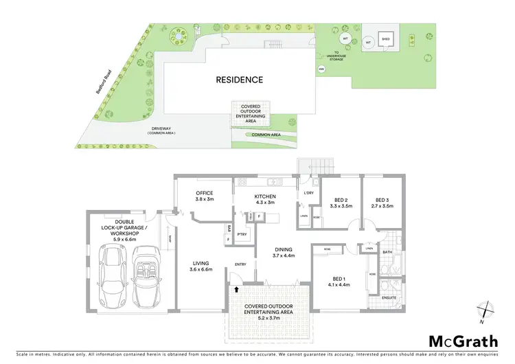 Floorplan of Homely unit listing, Unit 1/7 Bedford Road, Woodford NSW 2778